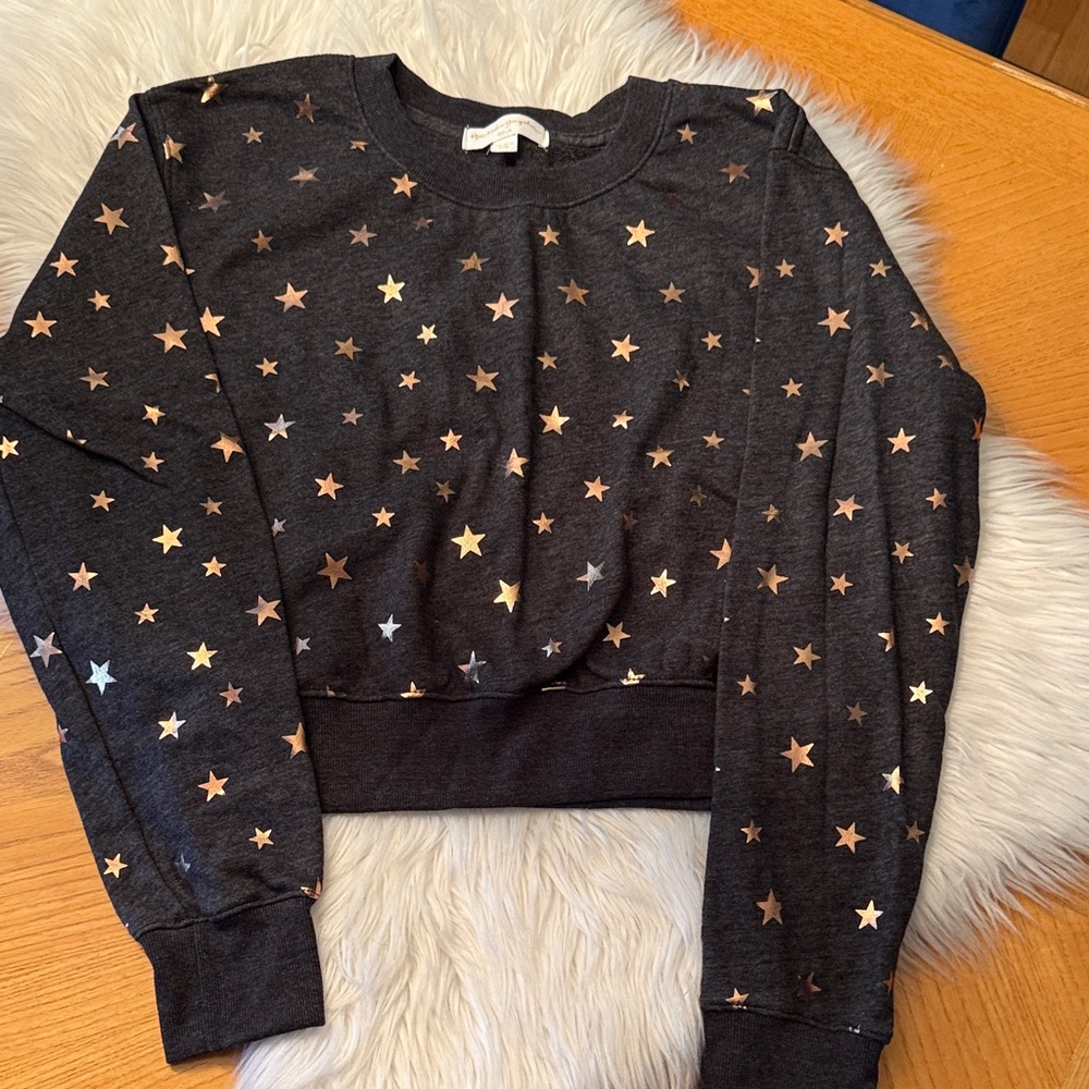 Spiritual Gangster Star Patterned Black Sweatshirt